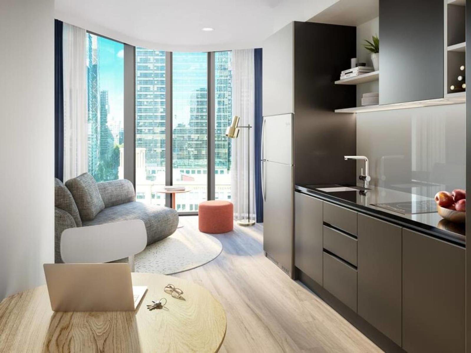 Studio Apartments At Aurora Near Melbourne Port Esterno foto